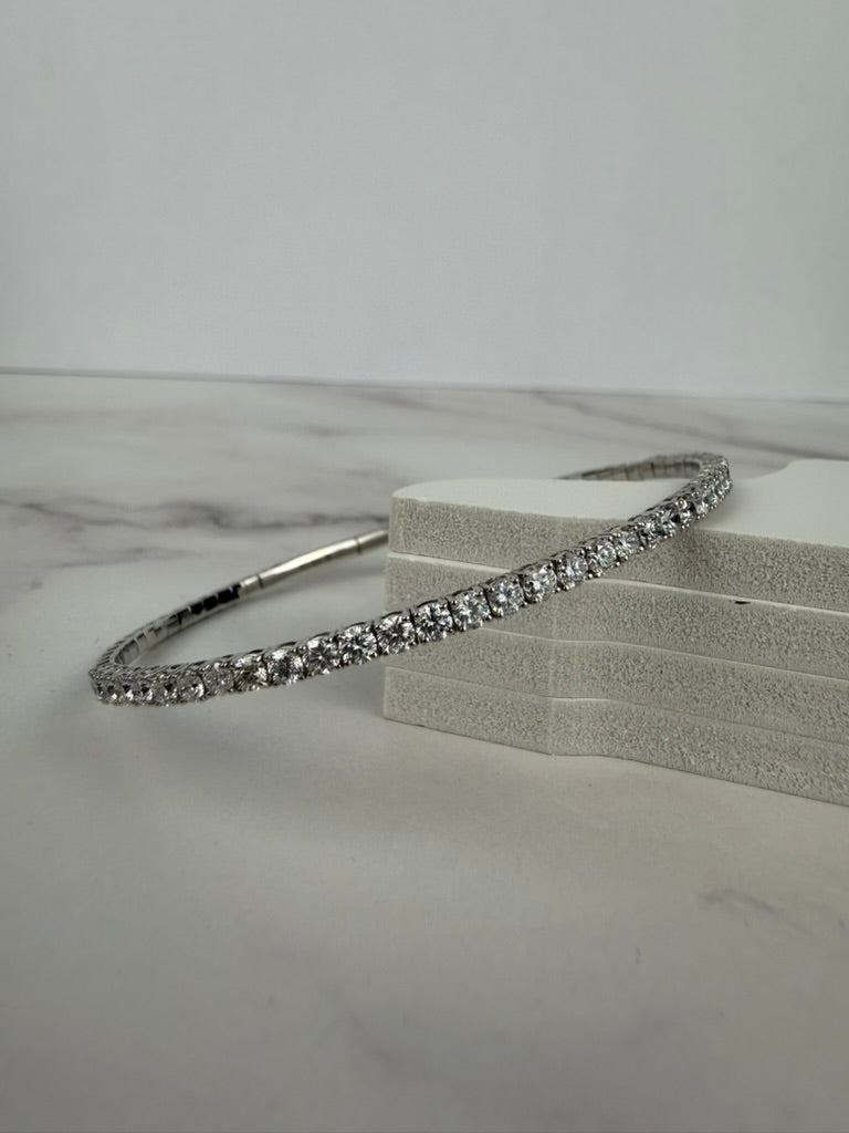 2.15ct_Lab_Grown_Diamond_Bangle_14K_White_Gold_front