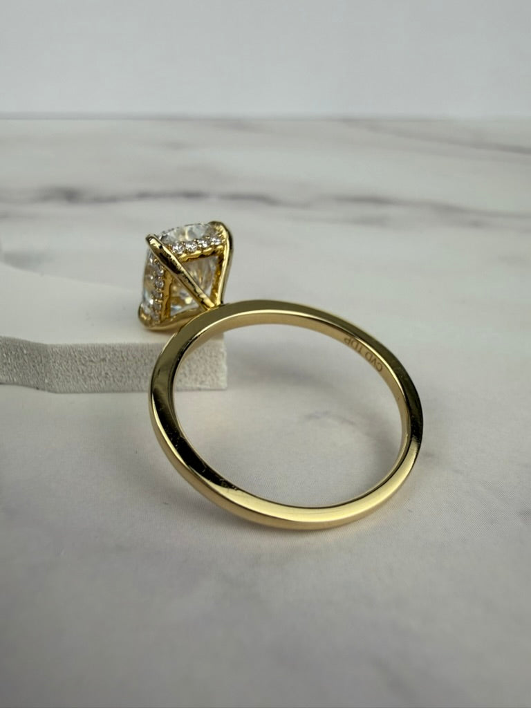 2.79cttw_VS1_Cushion_Cut_Lab_Grown_Diamond_Ring_14K_Yellow_Gold_IGI_Certified_back