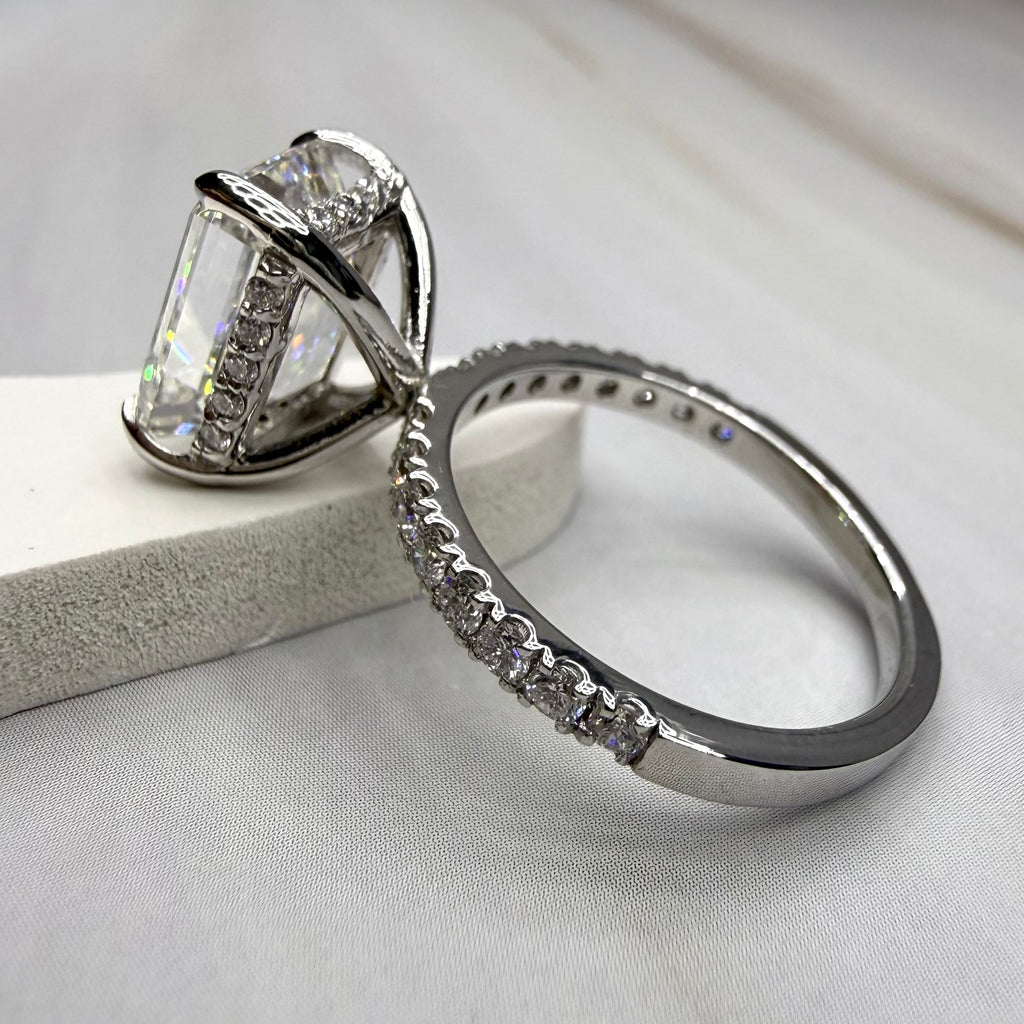 4.68cttw_VS1_Emerald_Cut_Lab_Grown_Diamond_Ring_14K_White_Gold_IGI_Certified_back