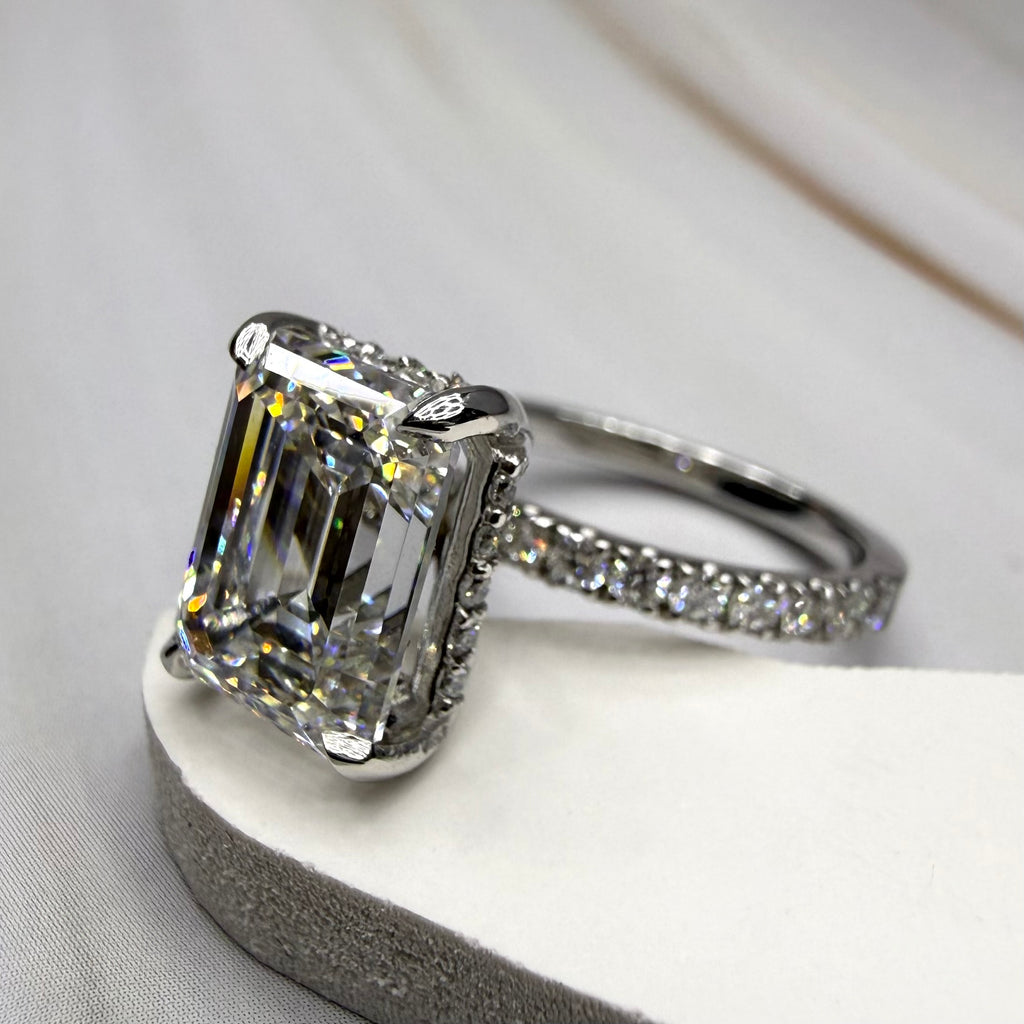4.68cttw_VS1_Emerald_Cut_Lab_Grown_Diamond_Ring_14K_White_Gold_IGI_Certified_side